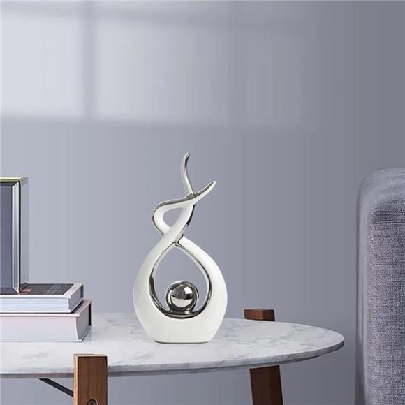 Home Decor Modern Abstract Art Ceramic Statue Table Decorations for Dining Room - Picture 2 of 5